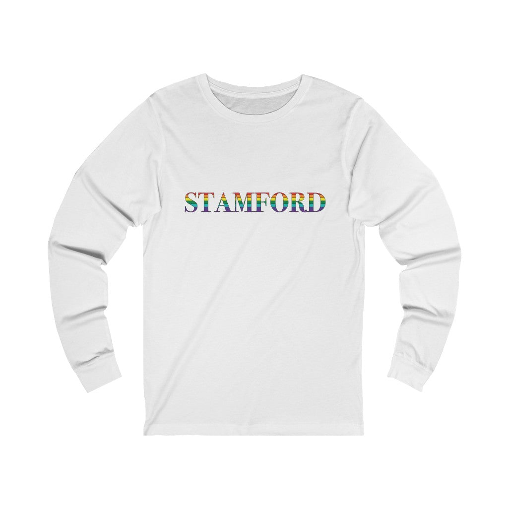 Do you have Stamford Pride?  Stamford, Connecticut apparel and gifts including mugs including LGBTQ inspired tumbler long sleeve tee shirts