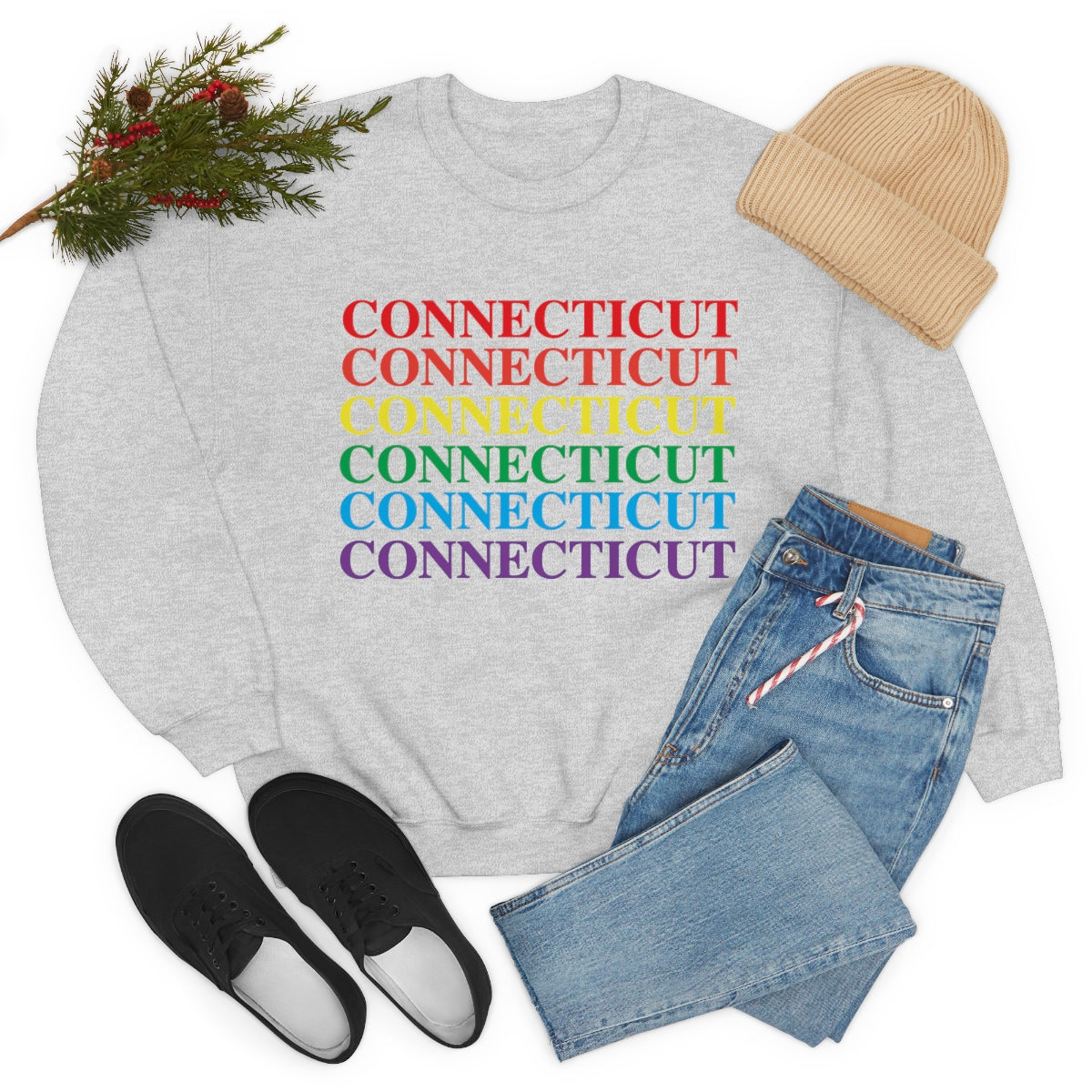 Connecticut Pride Unisex Heavy Blend™ Crewneck Sweatshirt