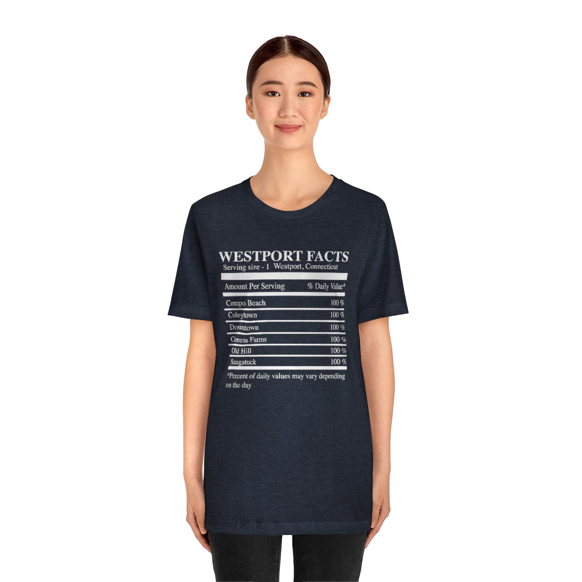 Westport Facts Unisex Jersey Short Sleeve Tee