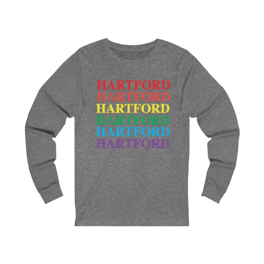  Do you have Hartford  Connecticut Pride?  Hartford, Connecticut apparel and gifts including Long Sleeve Tee. LGBTQ inspired. 10% of Pride sales is donated to a Connecticut LBGTQ organization.   For the latest Connecticut Pride information and events visit Finding Connecticut.   Click here to return to our home page