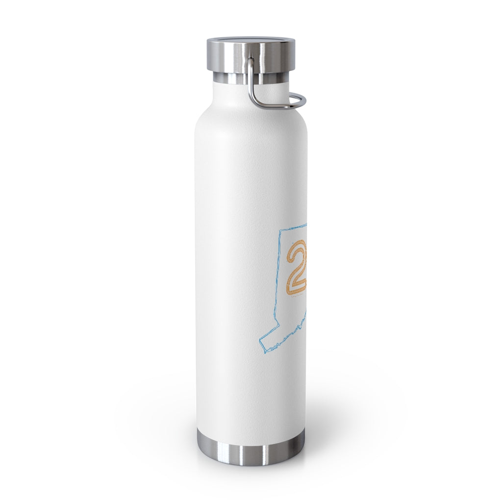 203 Neon - Orange Copper Vacuum Insulated Bottle, 22oz