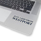 Just a kid from Westport Kiss-Cut Stickers