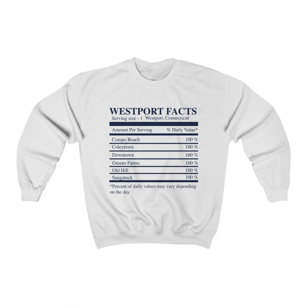 westport facts sweatshirt