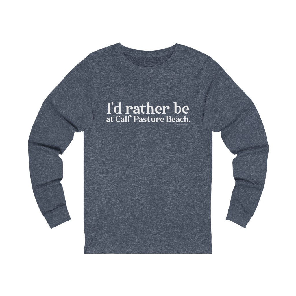I'd rather be at Calf Pasture Beach   I’d rather be at Calf Pasture Beach.  Norwalk Connecticut tee shirts, hoodies sweatshirts, mugs and other apparel, home gifts and souvenirs. Proceeds of this collections goes to help Finding Norwalk and Finding Connecticut’s brand. Free USA shipping.