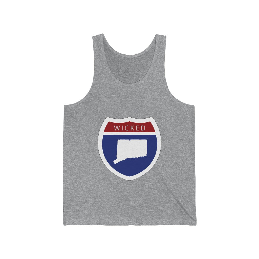 Wicked Connecticut Interstate Unisex Jersey Tank