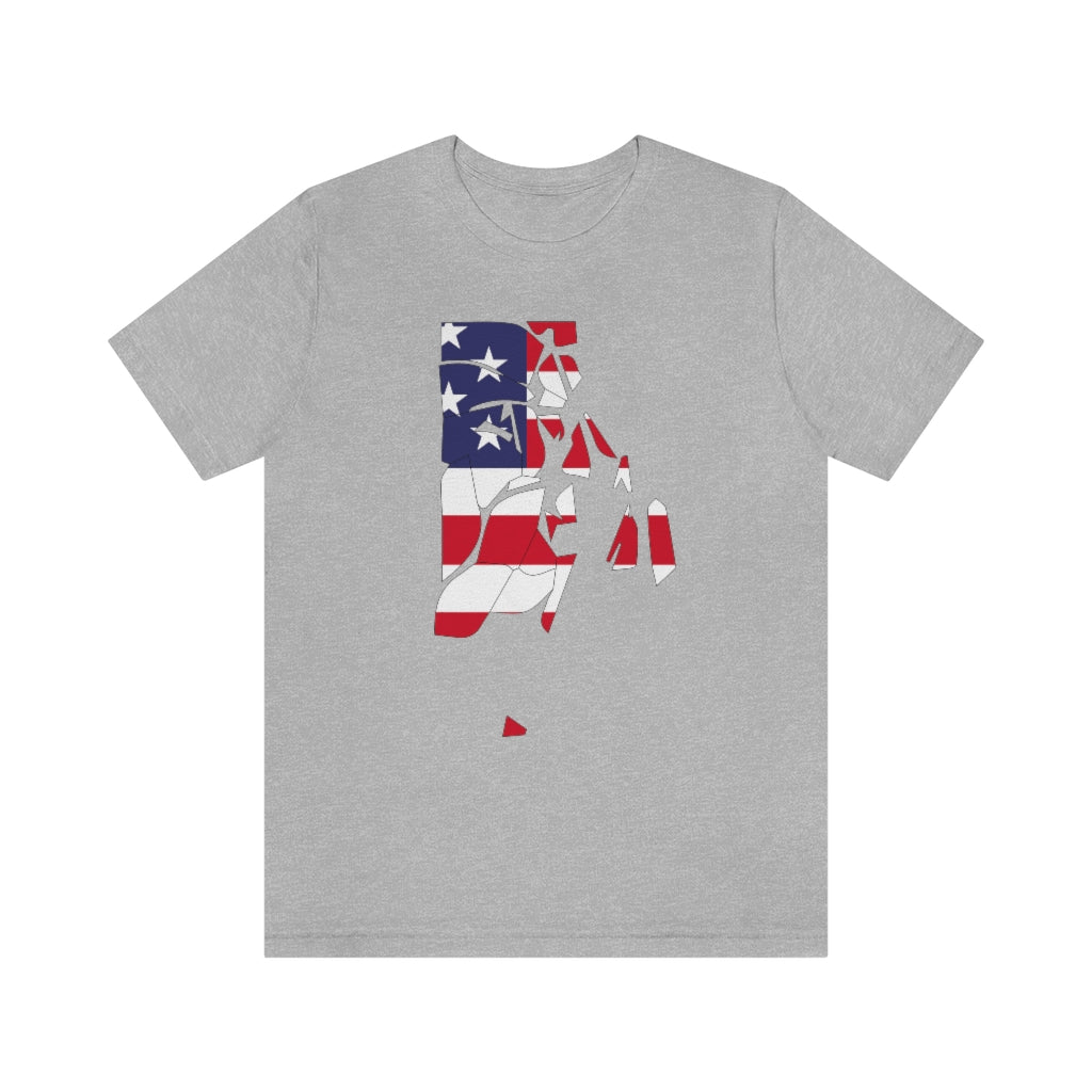 Rhode Island American Flag collection has tee shirts, mugs, reusable bags, and other apparel and gifts. All proceeds goes to help build the Finding New England brand and get our website up and going. Free shipping on all products. 