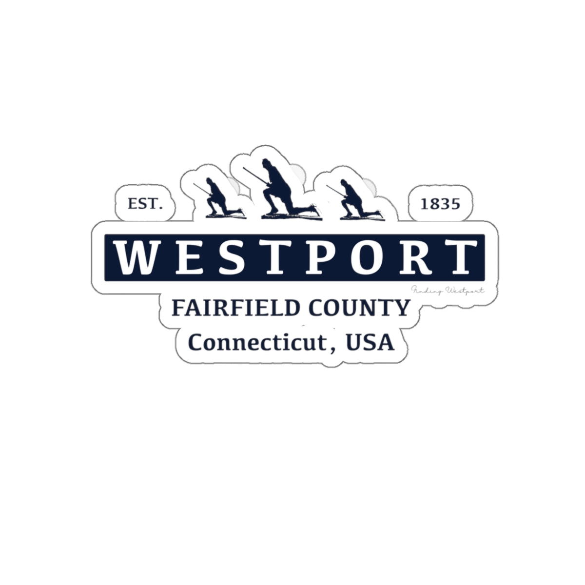 Westport Est. Kiss-Cut Stickers