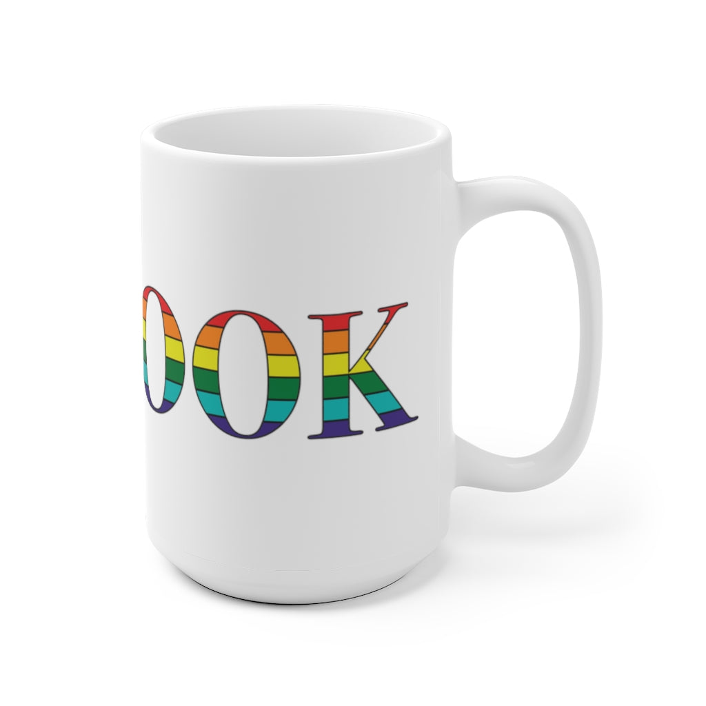 Suncook Rainbow White Ceramic Mug