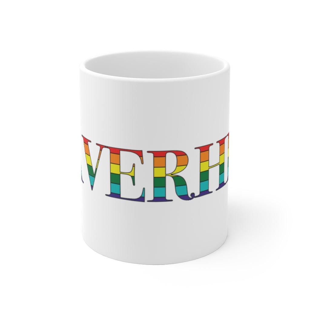 Haverhill Rainbow White Ceramic Mug