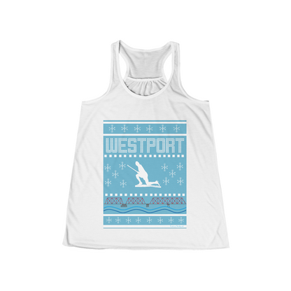 westport ct / connecticut ugly christmas sweater tank top 