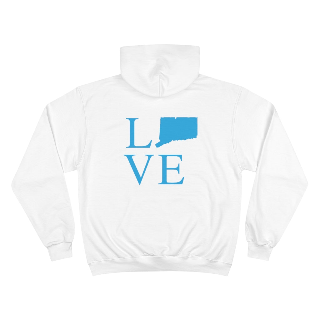 Connecticut Love (front and back) Champion Hoodie