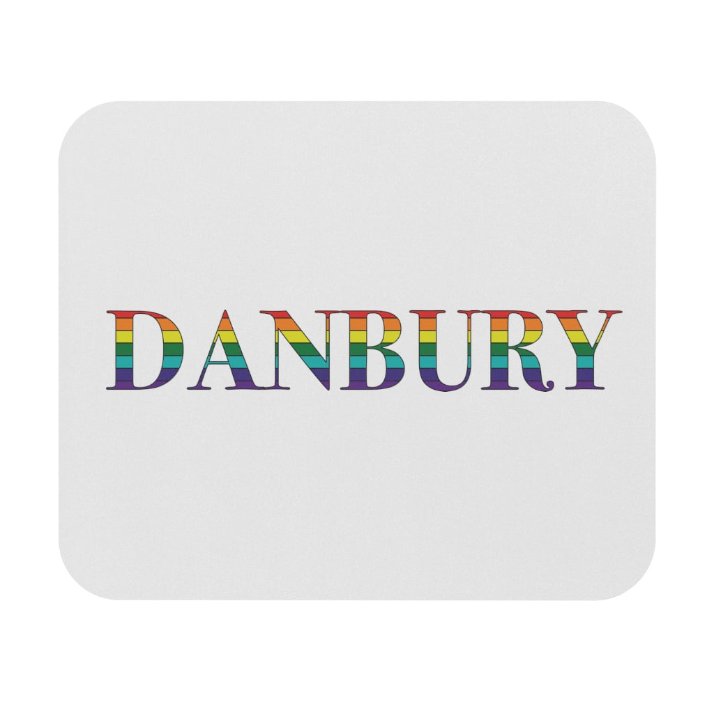 Danbury ct pride, danbury rainbow mouse pad