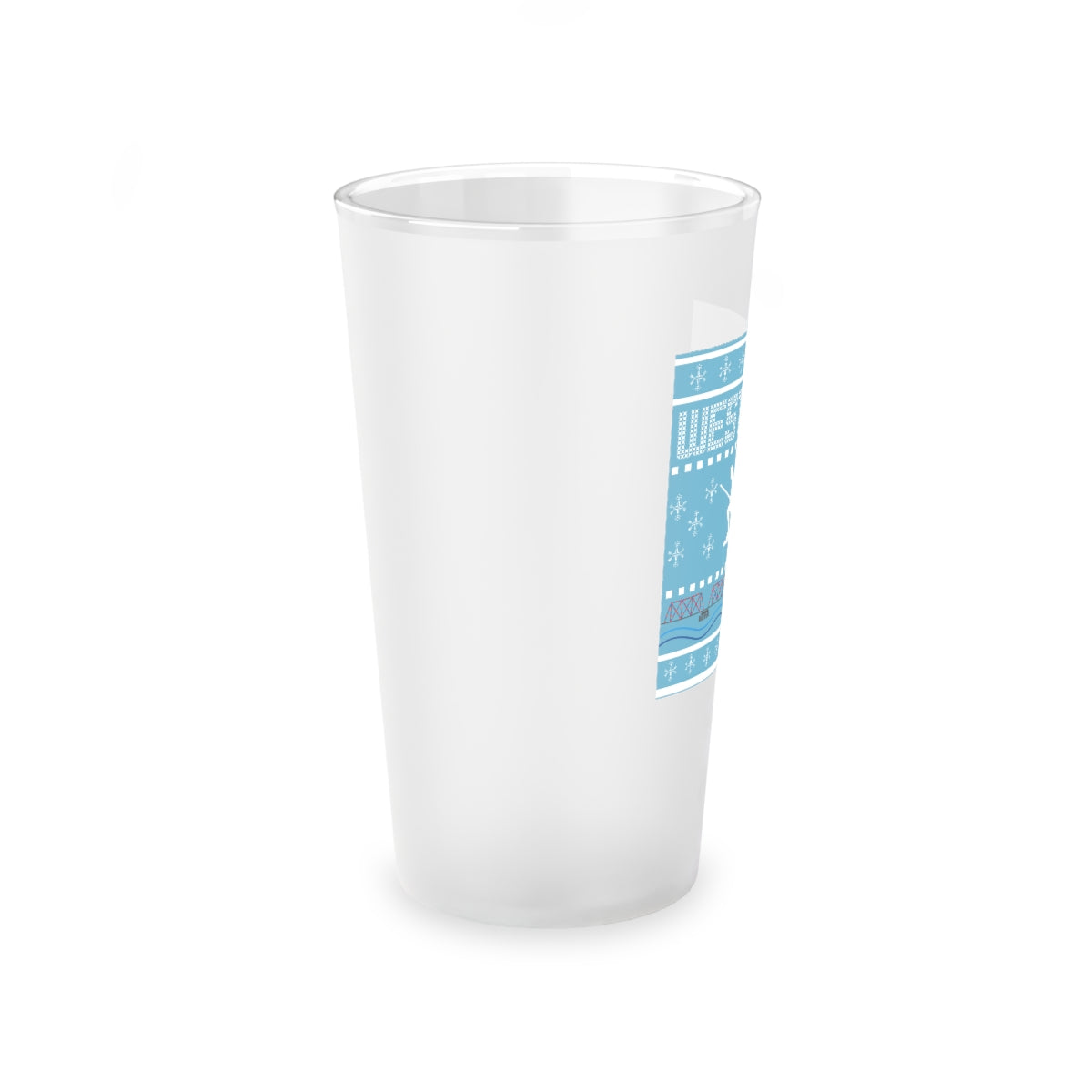 Westport Frosted Pint Glass, 16oz