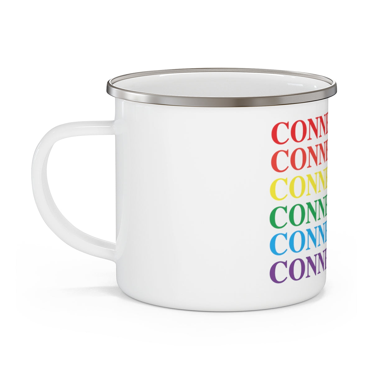 Connecticut Pride Enamel Camping Mug