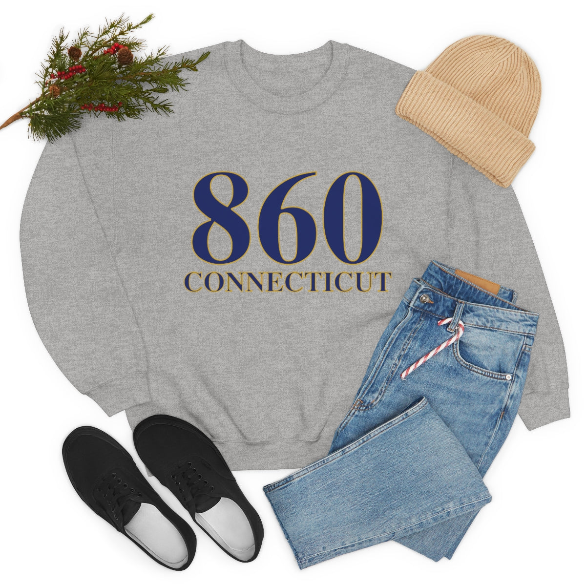 860 Connecticut Unisex Heavy Blend™ Crewneck Sweatshirt