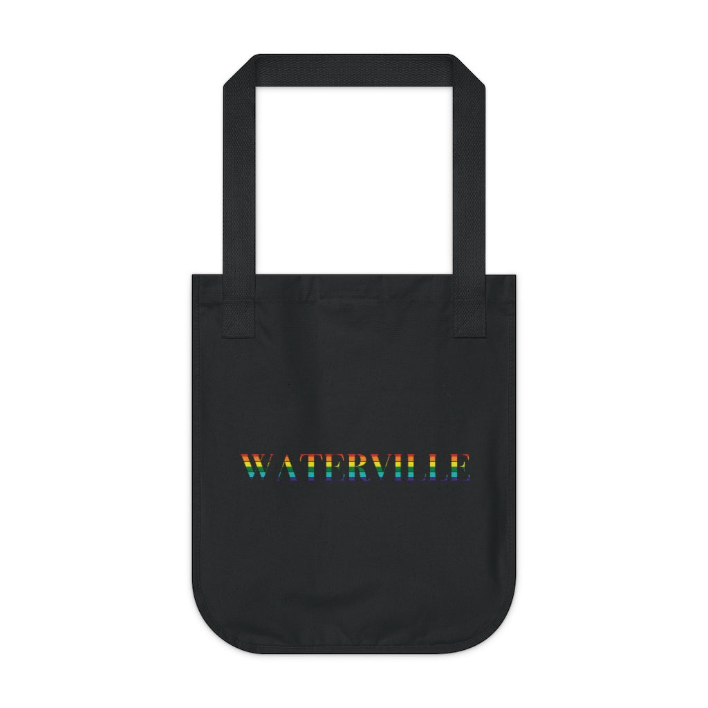 Waterville Rainbow Organic Canvas Tote Bag