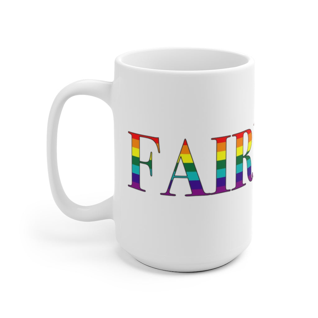 fairfield pride coffee mug