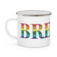 Brewer Rainbow Enamel Camping Mug