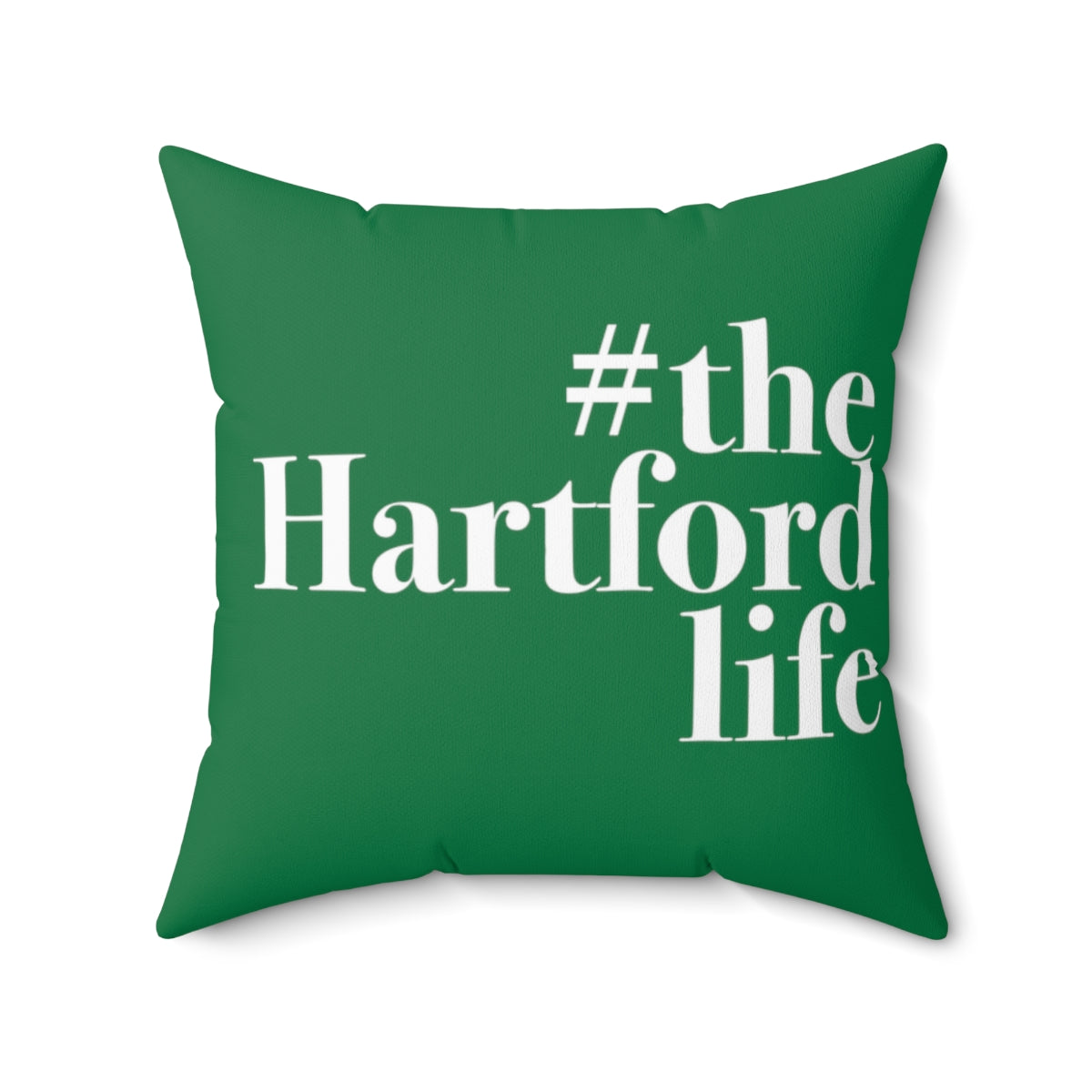 #thehartfordlife Spun Polyester Square Pillow   Proceeds help grow Finding Connecticut's website and brand.   Click here to go back to our home page. 