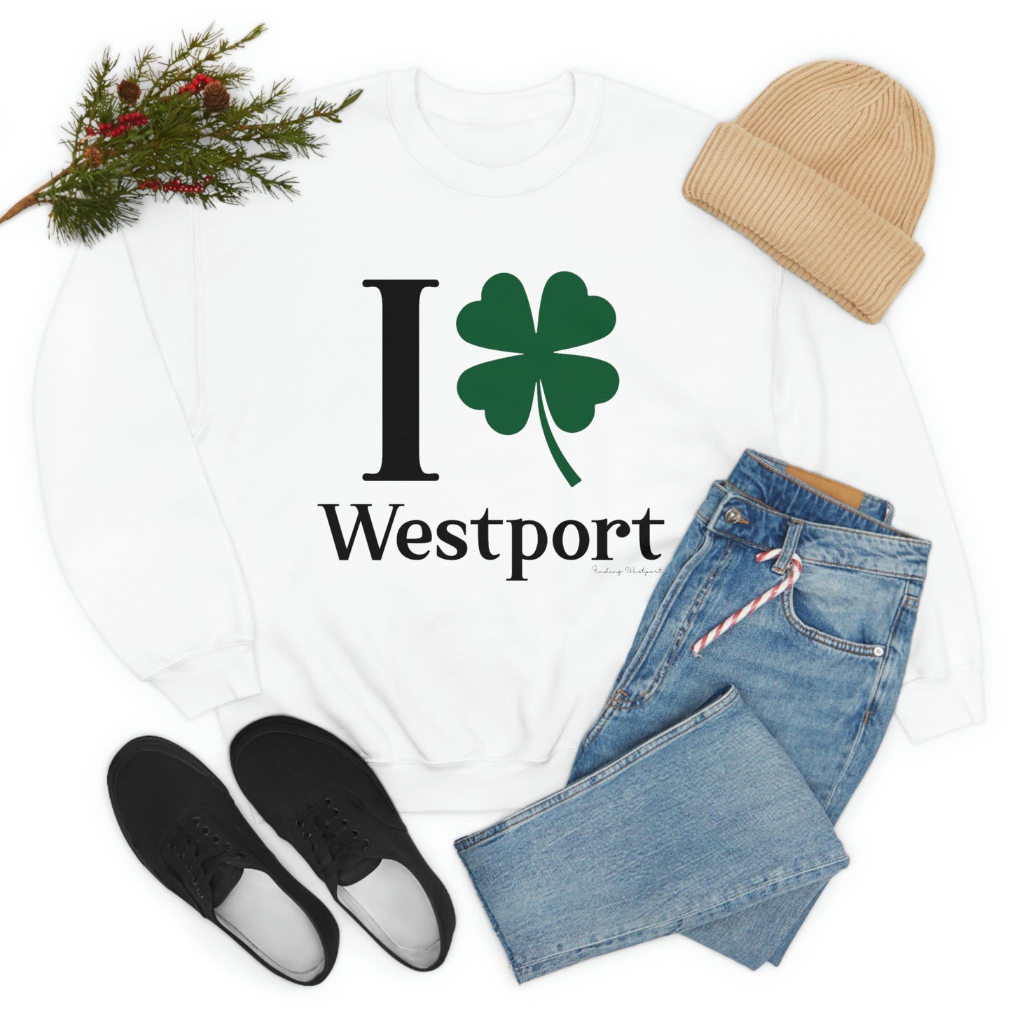 I Clover Westport Unisex Heavy Blend™ Crewneck Sweatshirt