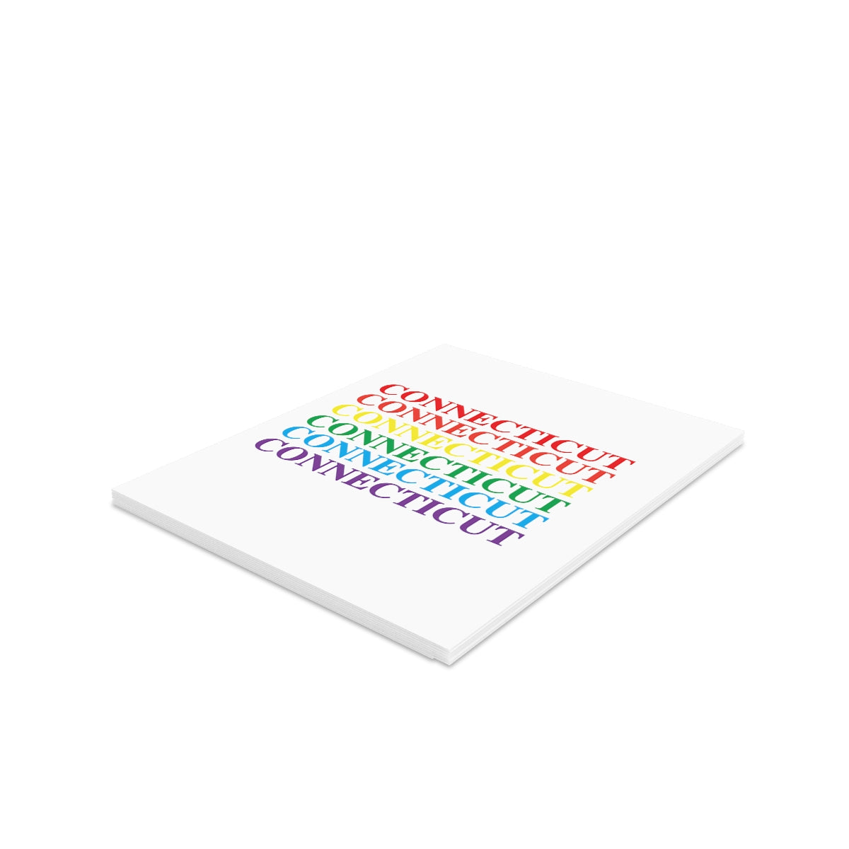 Connecticut Pride Greeting Cards (8, 16, and 24 pcs)