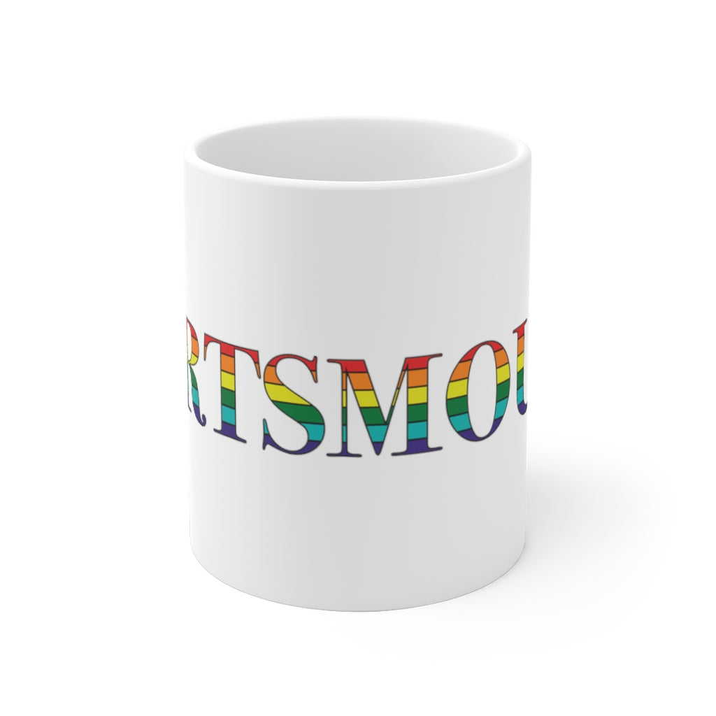 Portsmouth Rainbow White Ceramic Mug