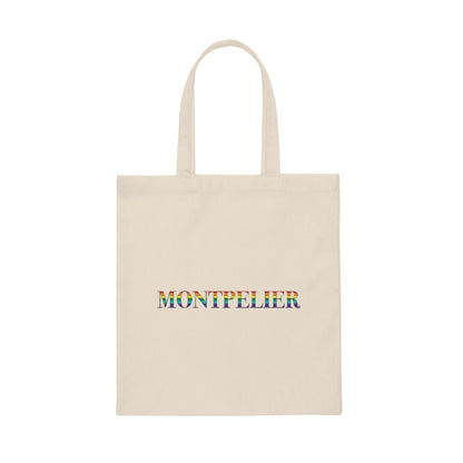 Montpelier Rainbow Canvas Tote Bag