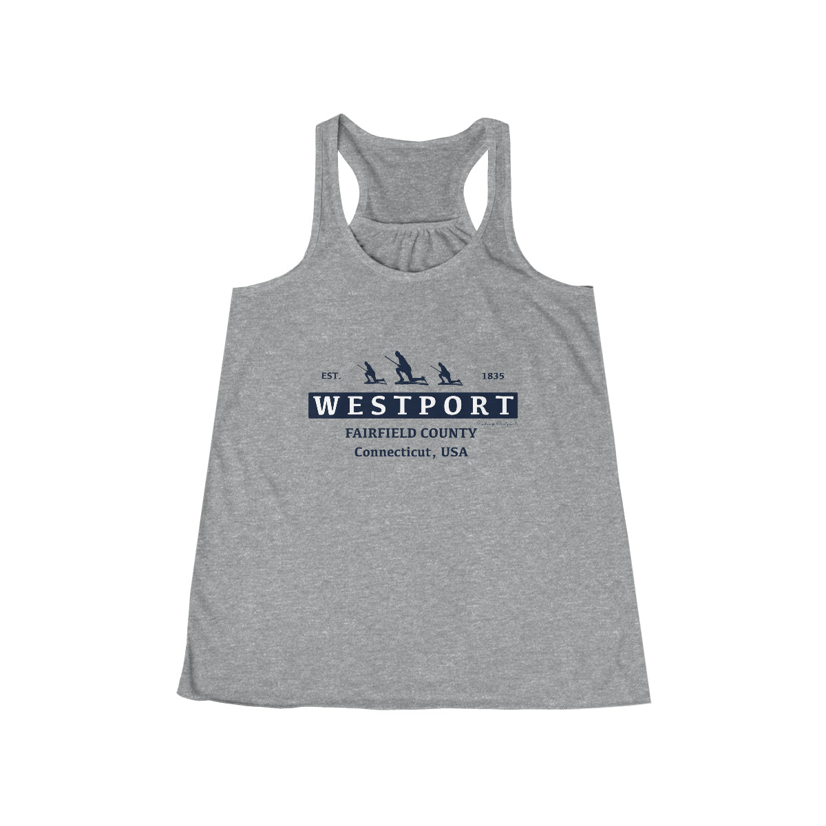 Westport Est. Women's Flowy Racerback Tank