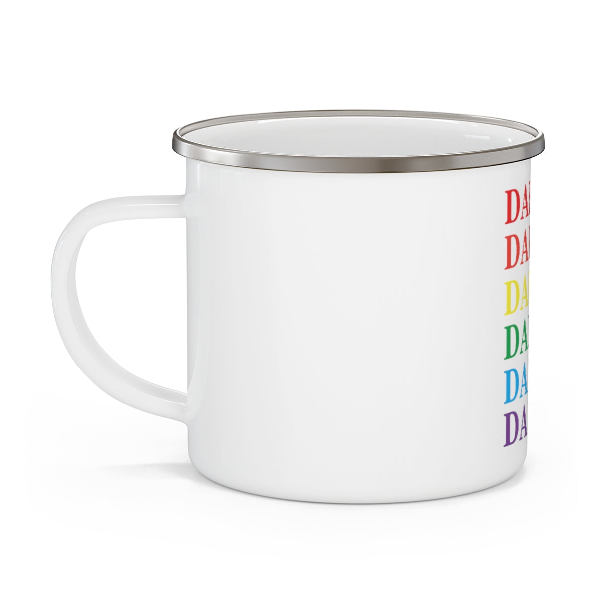 Darien Pride Enamel Camping Mug