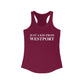 Just a kid from Westport Women's Ideal Racerback Tank