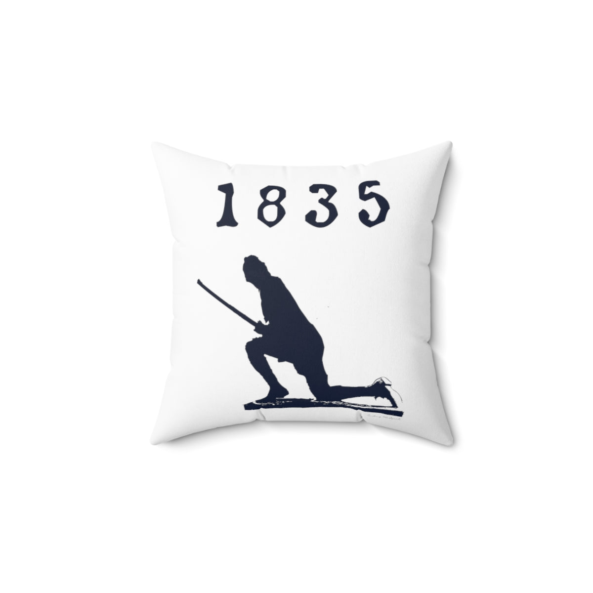 1835 Westport - Large Minuteman Spun Polyester Square Pillow