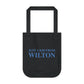 Just a kid from Wilton Organic Canvas Tote Bag