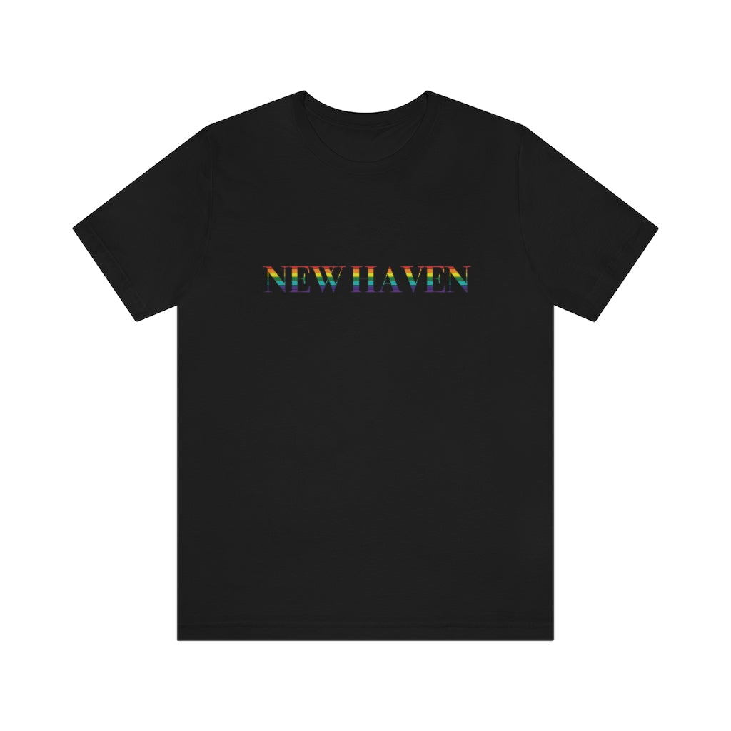 New Haven Rainbow Unisex Jersey Short Sleeve T-Shirt