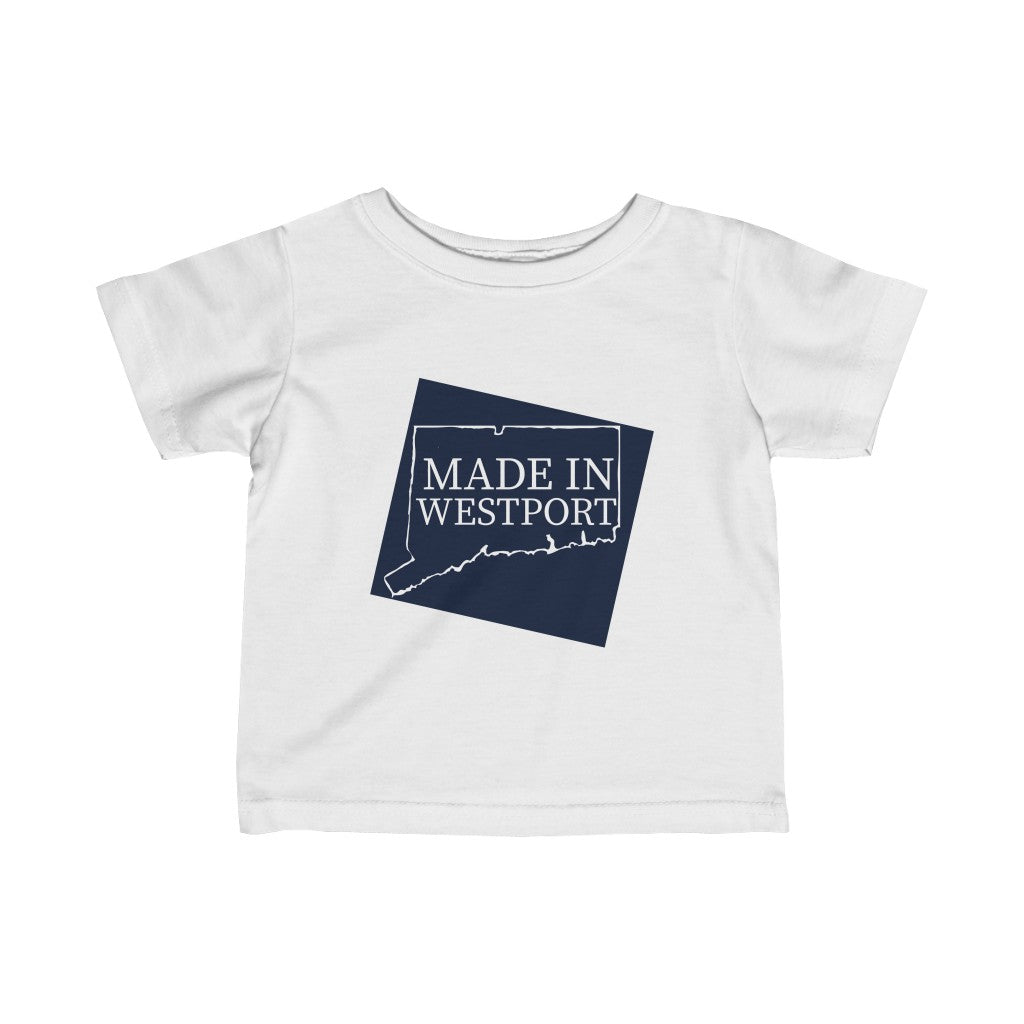 Made in westport baby, children's, youth tee shirt