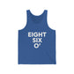 eight six oh / 860 / ct / connecticut unisex tank top shirt 