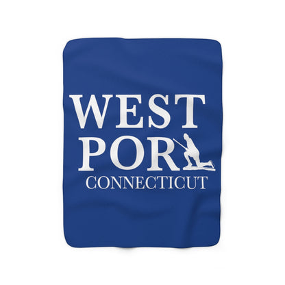 Westport Connecticut Sherpa Fleece Blanket