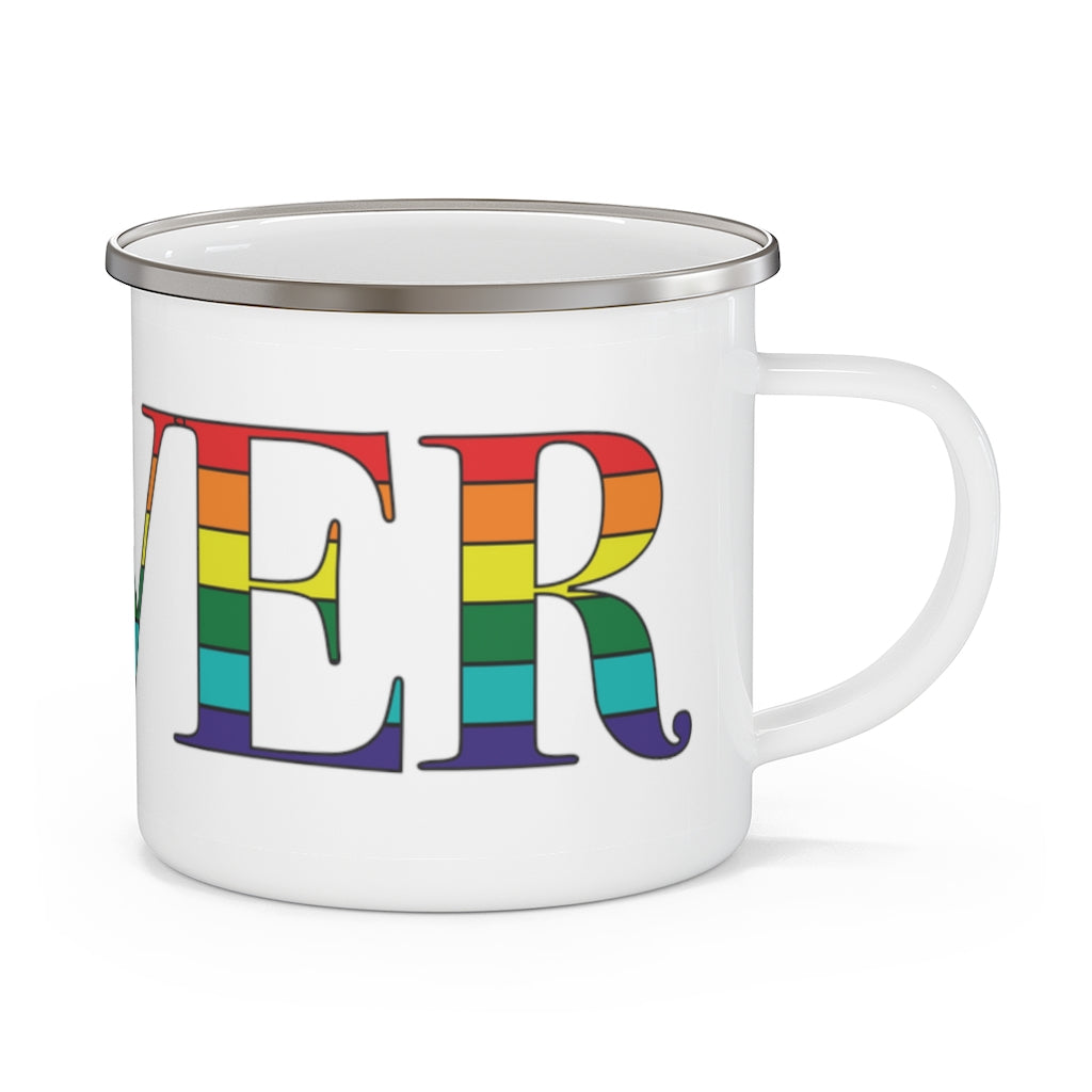 Dover Rainbow Enamel Camping Mug