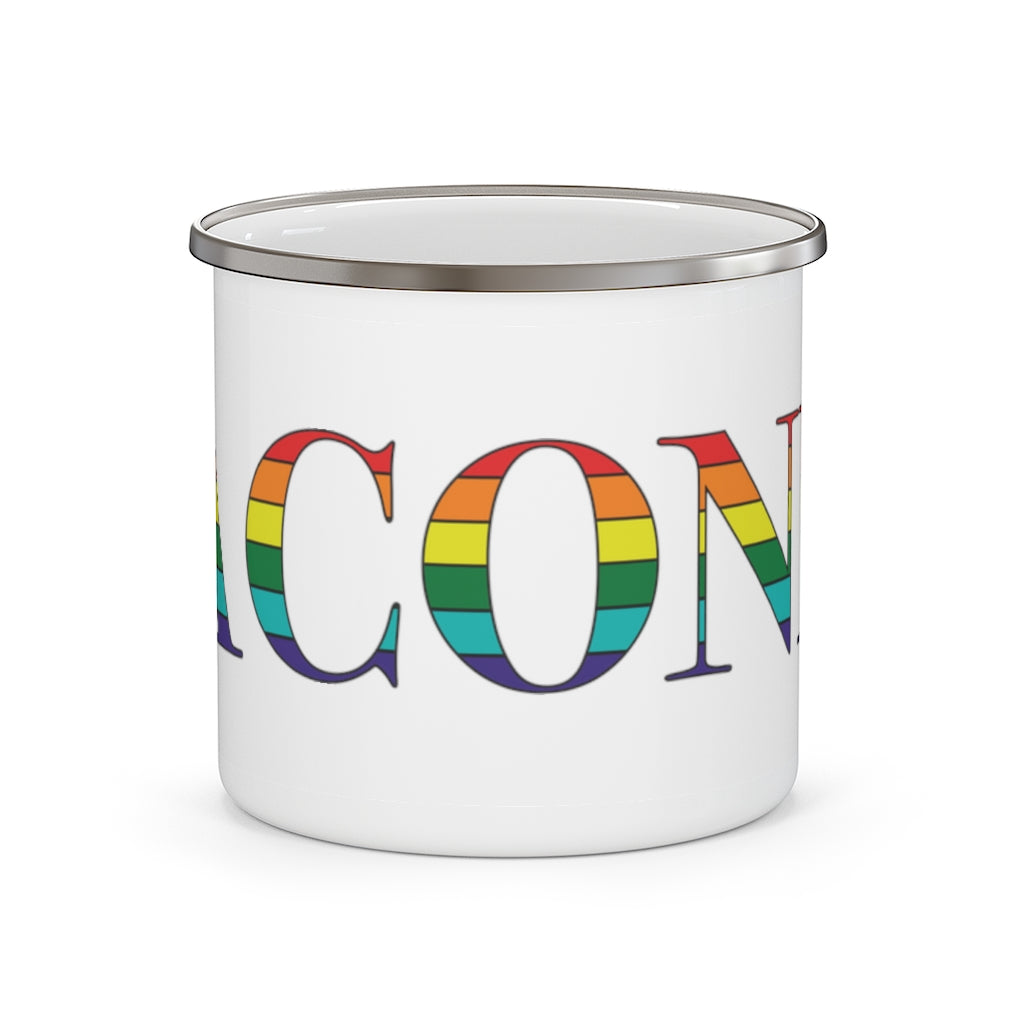 Laconia Rainbow Enamel Camping Mug