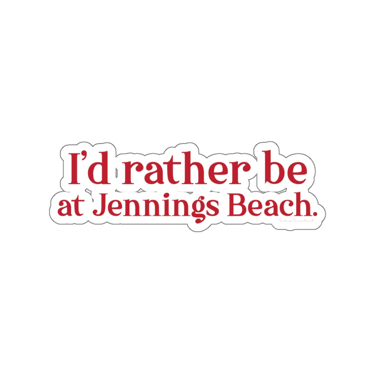 jennings beach sticker