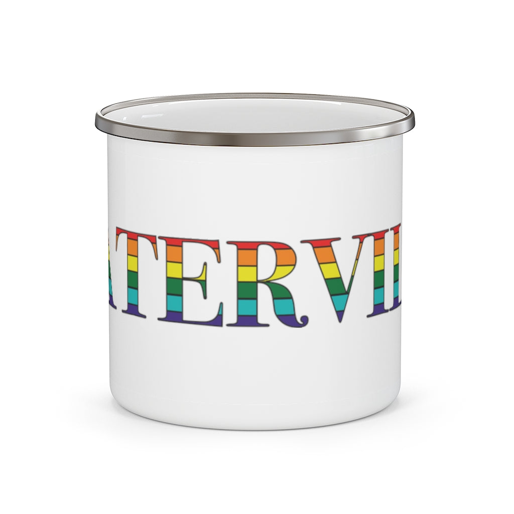 Waterville Rainbow Enamel Camping Mug