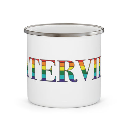 Waterville Rainbow Enamel Camping Mug