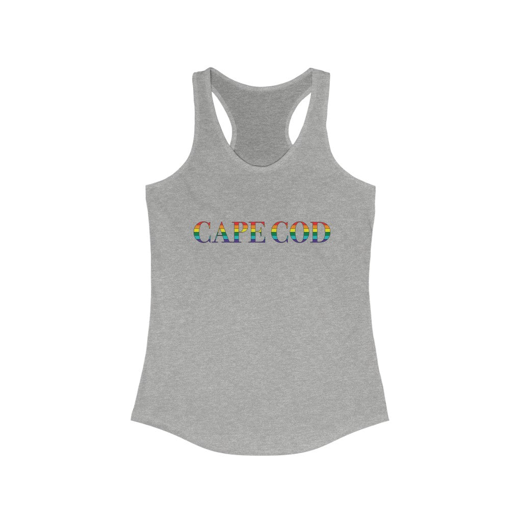 Cape Cod Rainbow Women's Ideal Racerback Tank