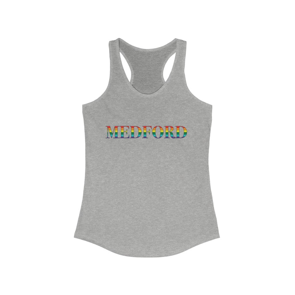 Medford Rainbow Women's Ideal Racerback Tank