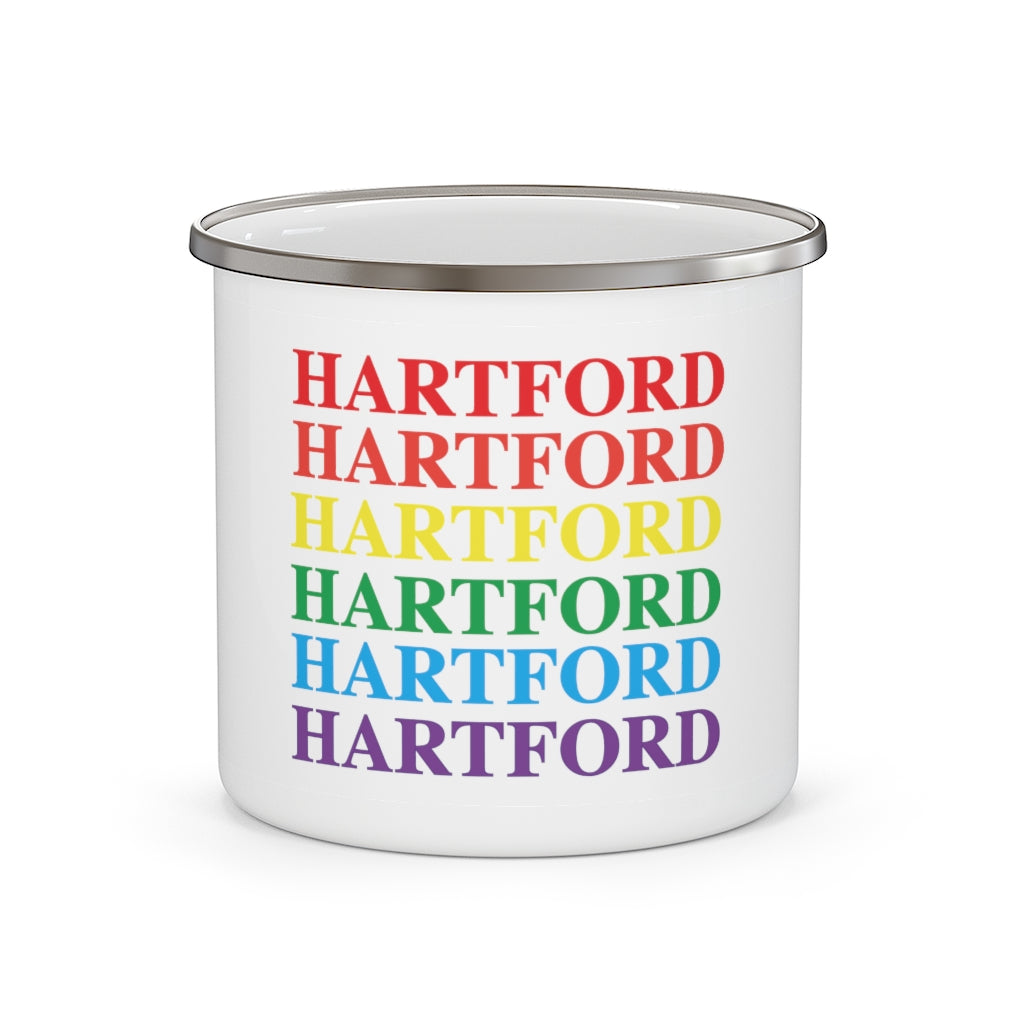 Hartford Pride Enamel Camping Mug