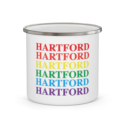 Hartford Pride Enamel Camping Mug