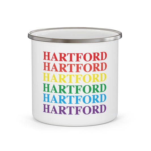 Hartford Pride Enamel Camping Mug