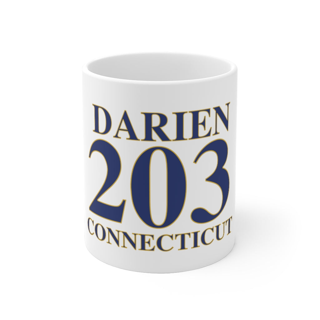 darien 203 connecticut coffee mug