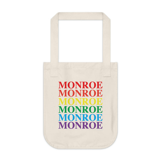 Monroe pride tote bag