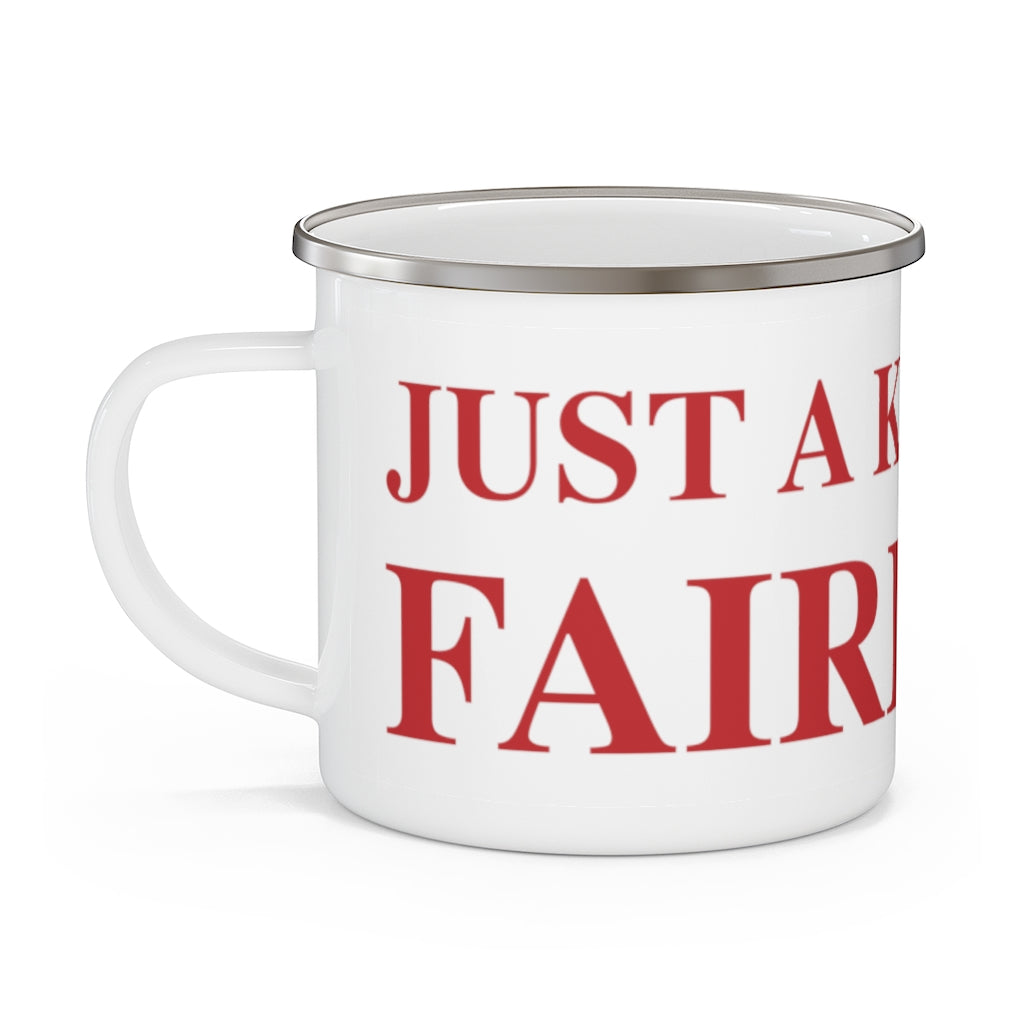 Just a kid from Fairfield Enamel Camping Mug