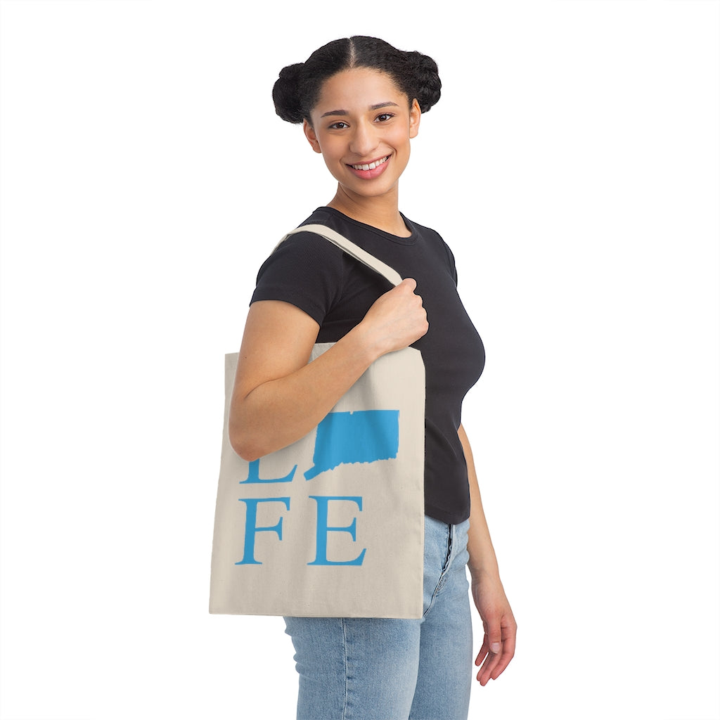 Connecticut Life Canvas Tote Bag